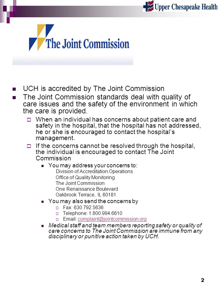 writing action plans for joint commission accreditation